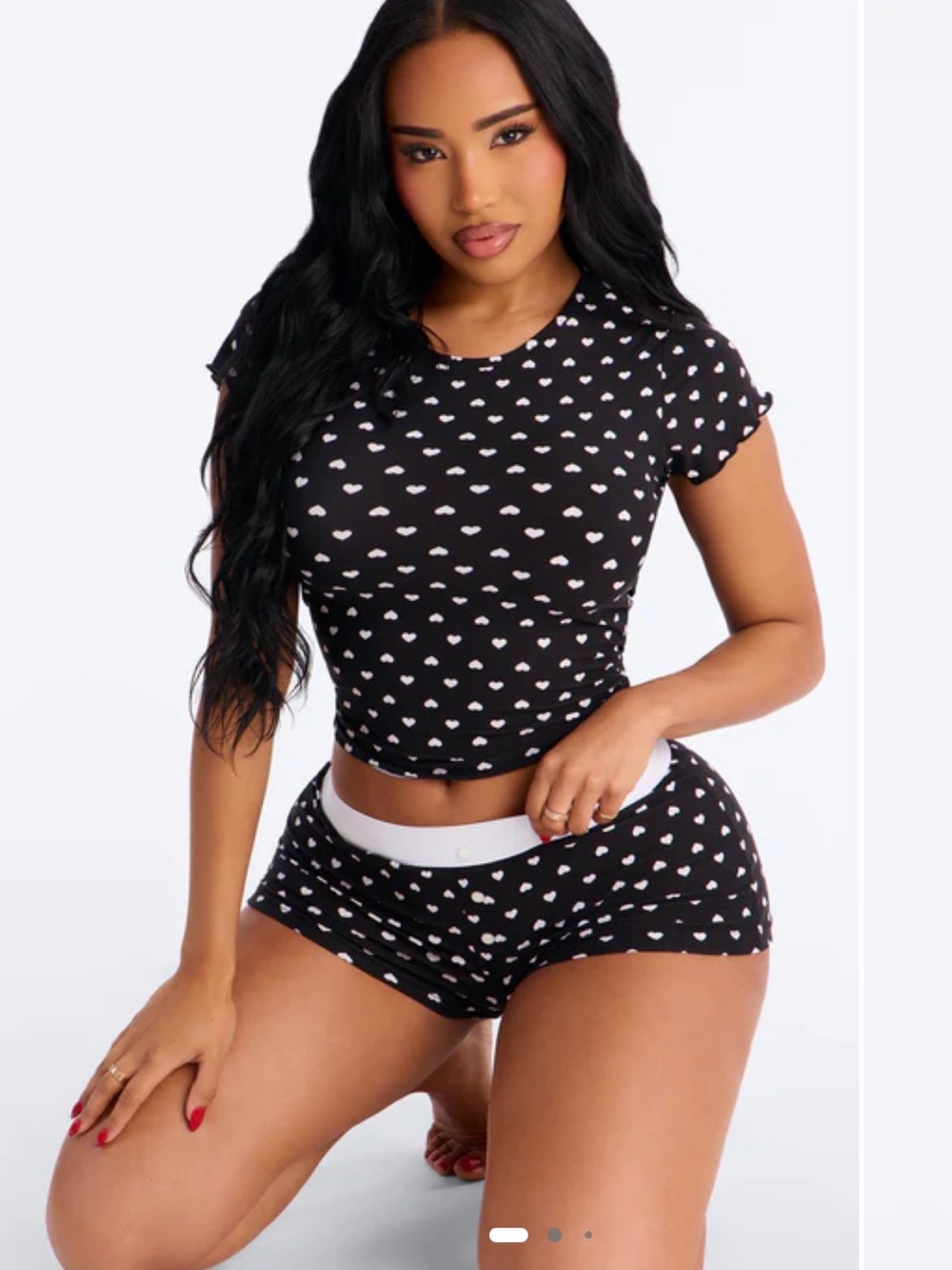 NWT - Fashion Nova Crush On You PJ Boxer Set